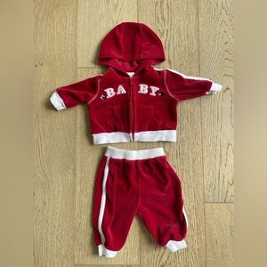Vintage “Baby V” Football Sweatsuit - 0-3months